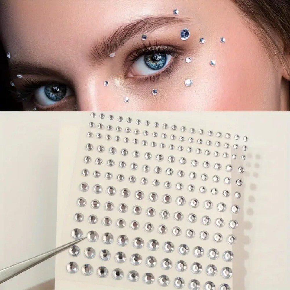 Body Jewelry And Piercing - 165 pièces autocollants strass auto-adhésifs, pierres