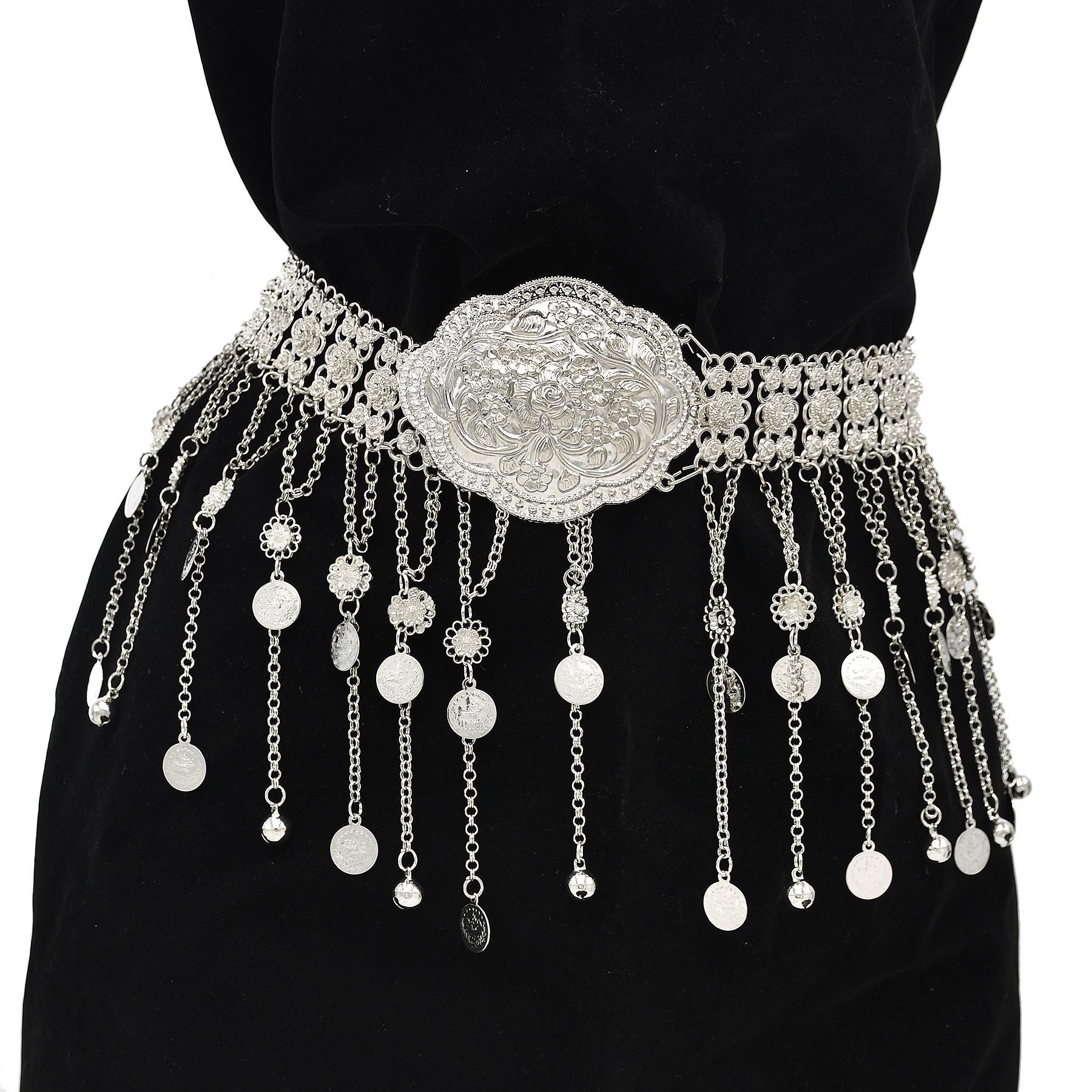 Body Jewelry Indian - Chaînes de corps plaquées argent pour