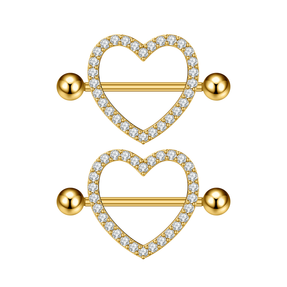Body Jewelry Barbell - 2 Pièces Piercings de téton en