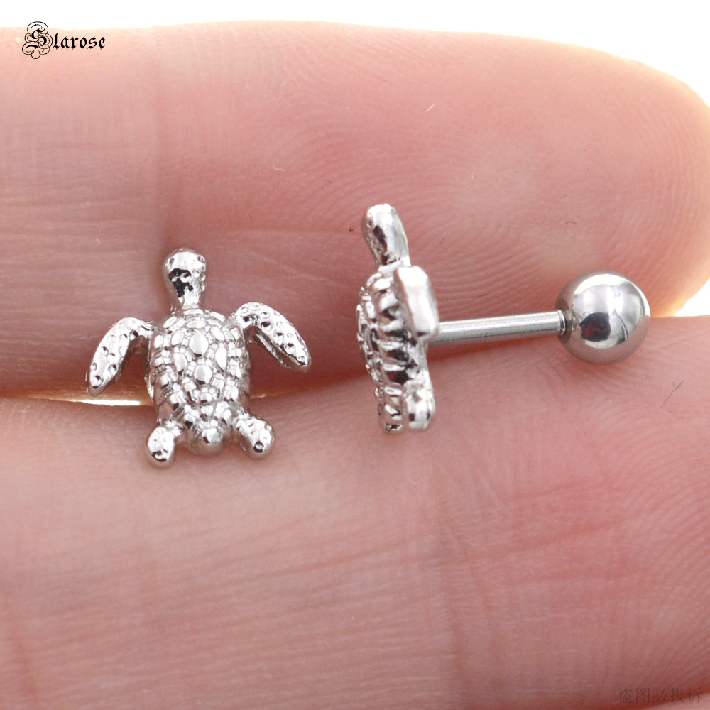 Body Jewelry Tunnels - Boucles d'Oreilles en Forme de Tortue