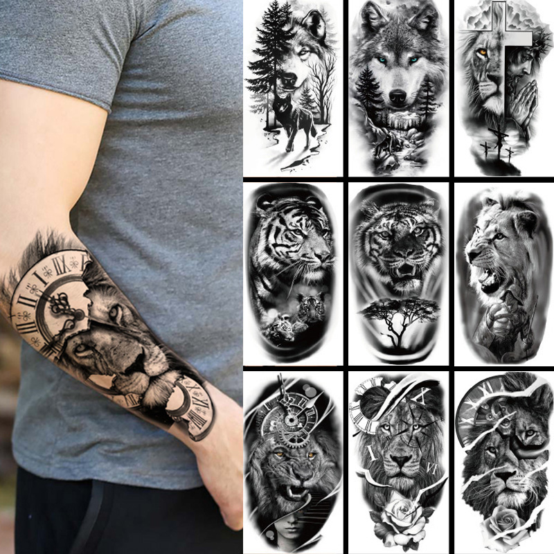 Body Jewelry Tunnels - Autocollant de Tatouage Temporaire Étanche pour