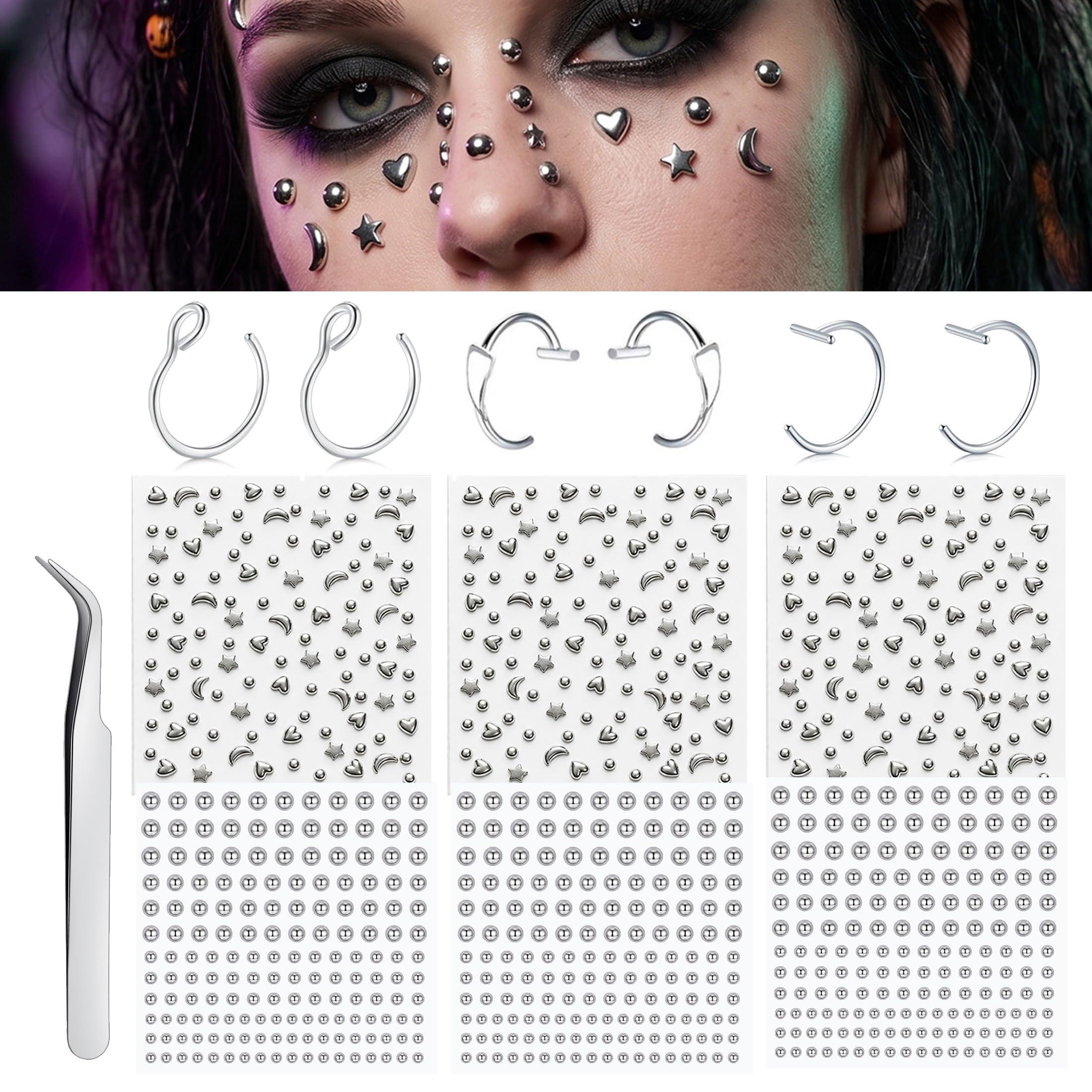 Body Jewelry And Piercing - Faux Piercings Adhésifs : Boules pour