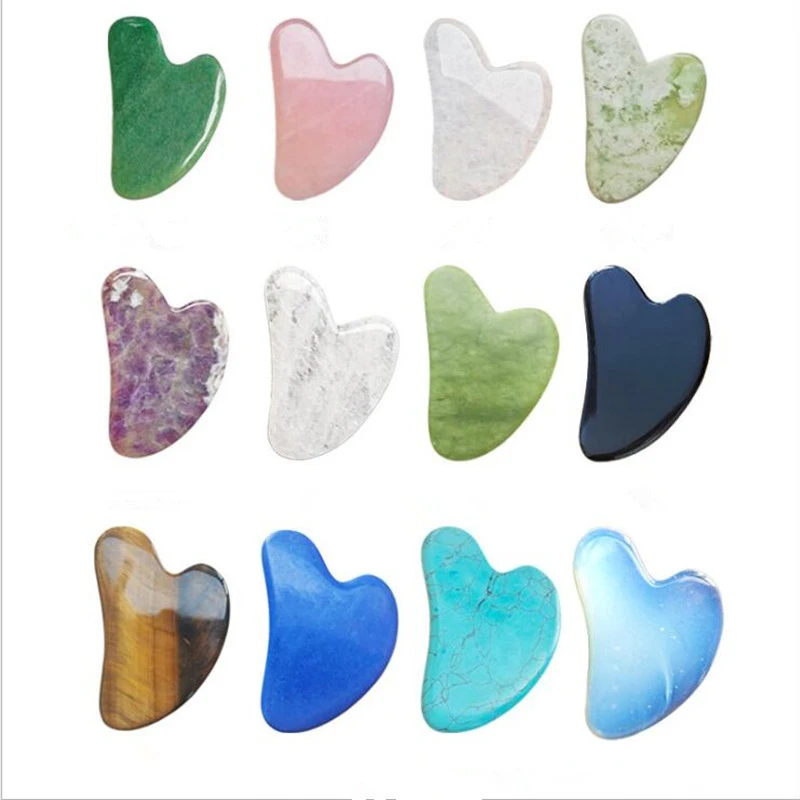 Body Jewelry Materials - Rouleau de Jades verts naturels, Massage
