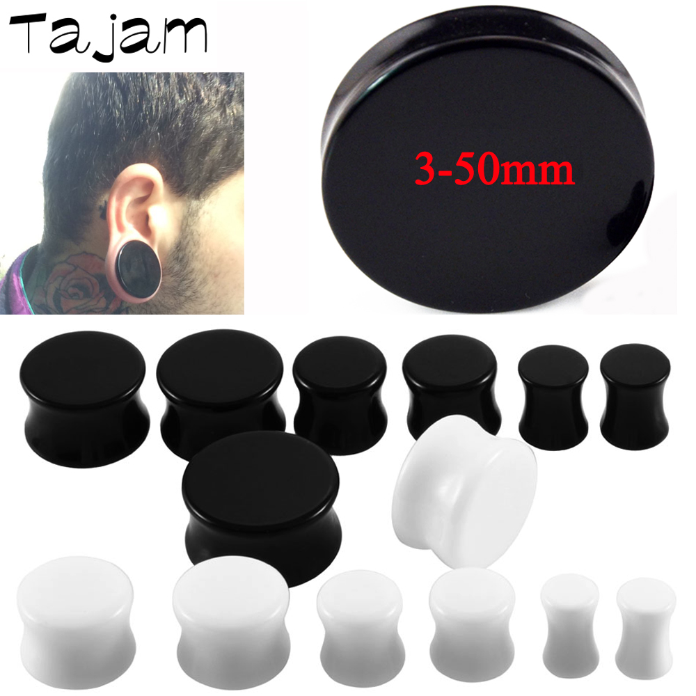 Body Jewelry Tunnels - 1 paire 3mm-50mm grande taille solide