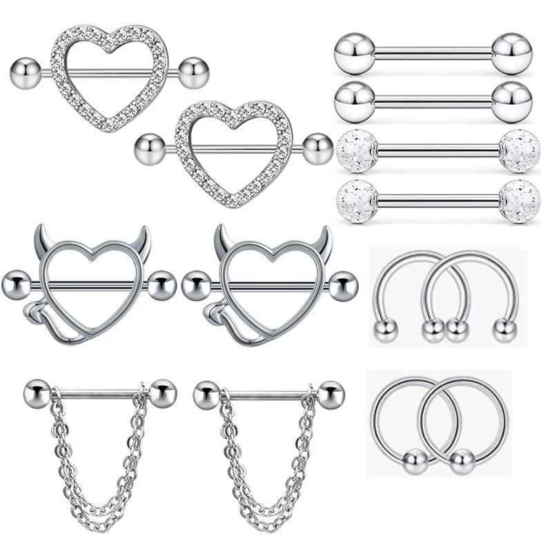 Body Jewelry Barbell - Ensemble de bijoux de piercing pour
