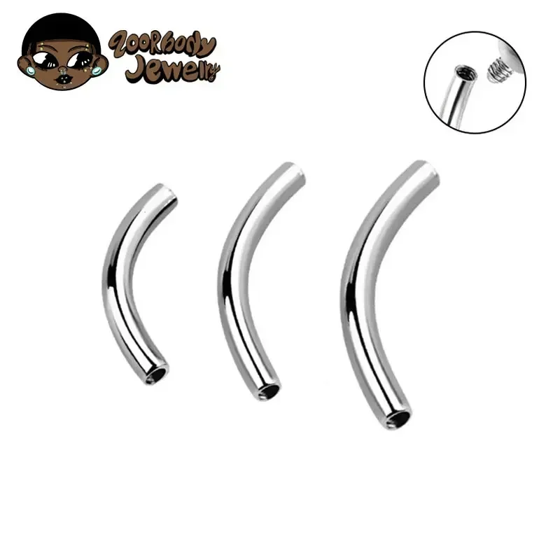 Body Jewelry Barbell - 10 pièces/lot ASTM F136 titane filetage