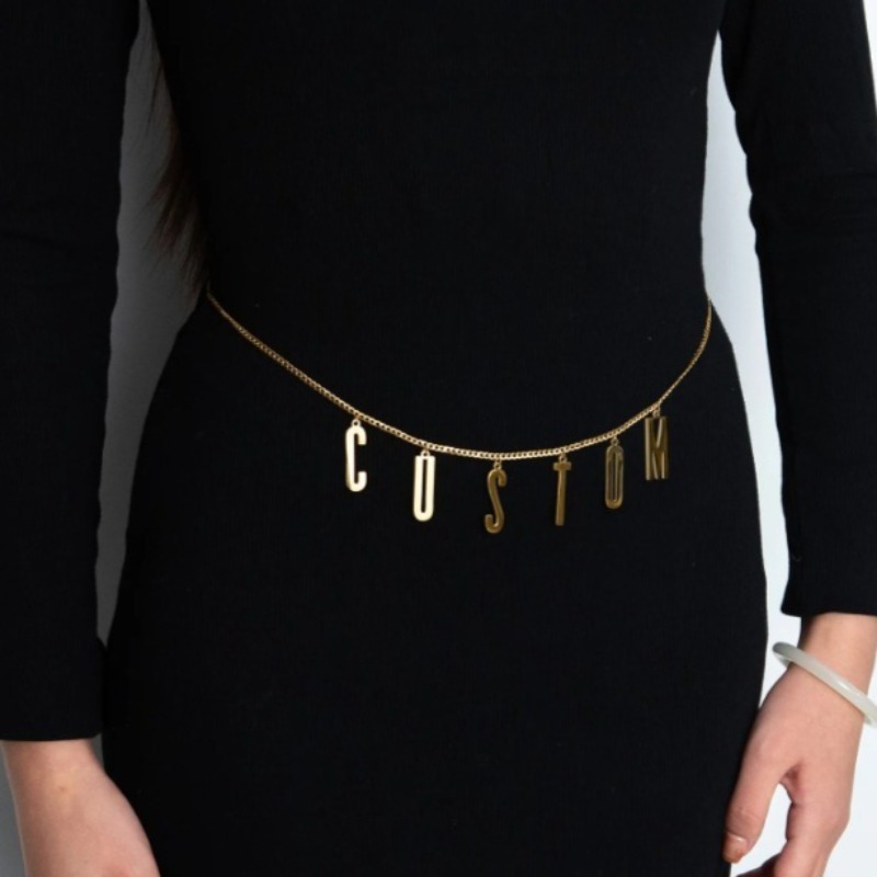 Body Jewelry Names - Chaîne de taille personnalisée avec nom