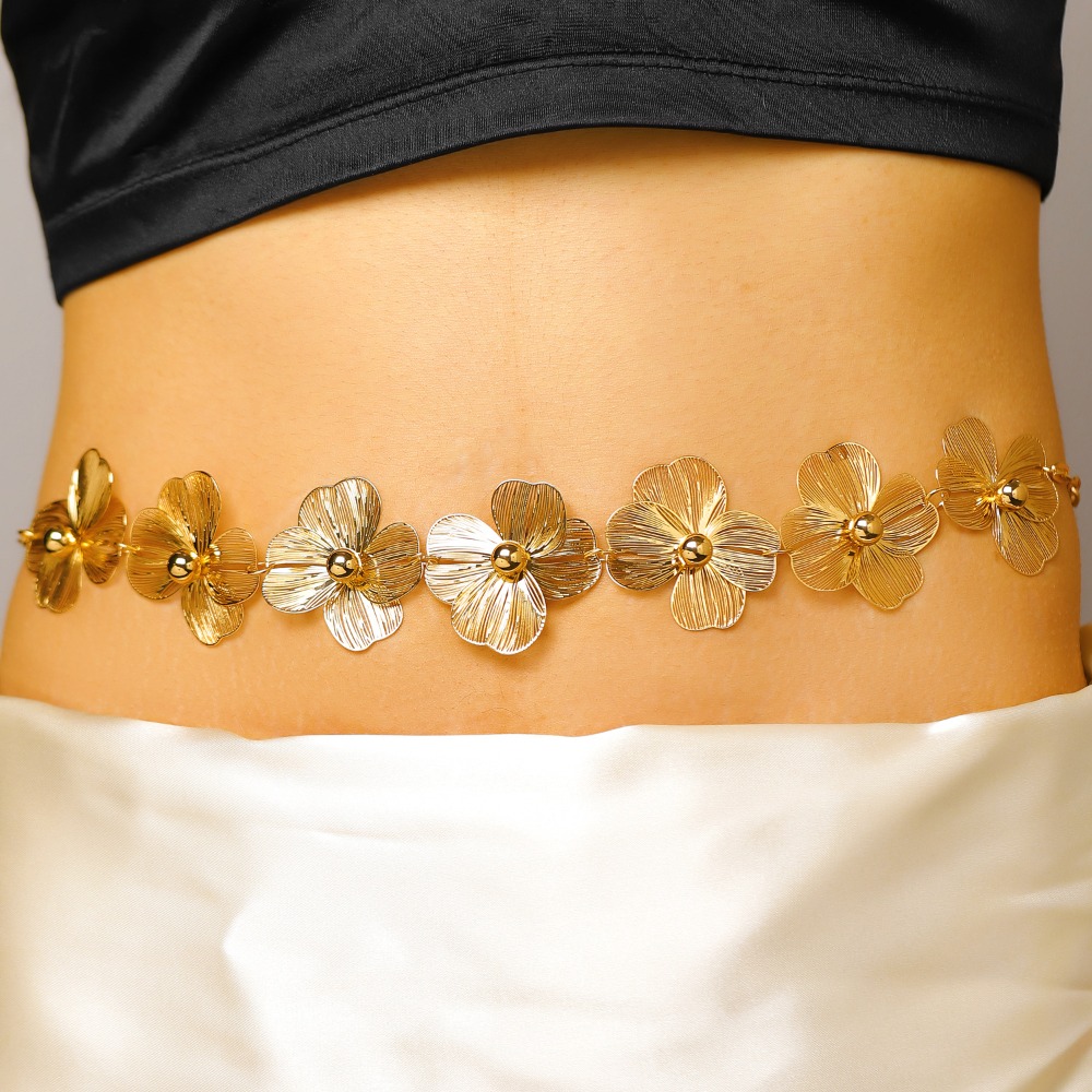 Body Jewelry Dress - Chaîne de taille bohème en métal
