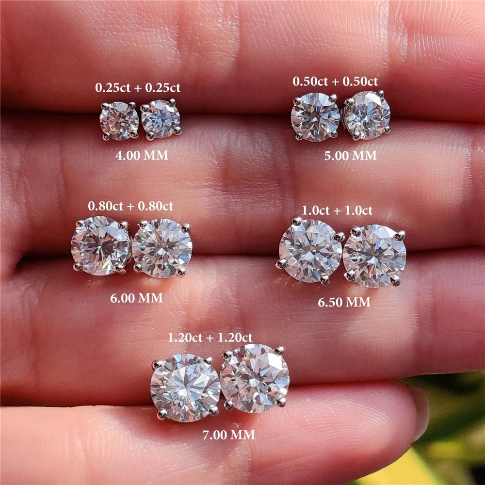 Body Jewelry Diamond - SMTCAT 0.5-1.2 Carat D couleur Moissanite