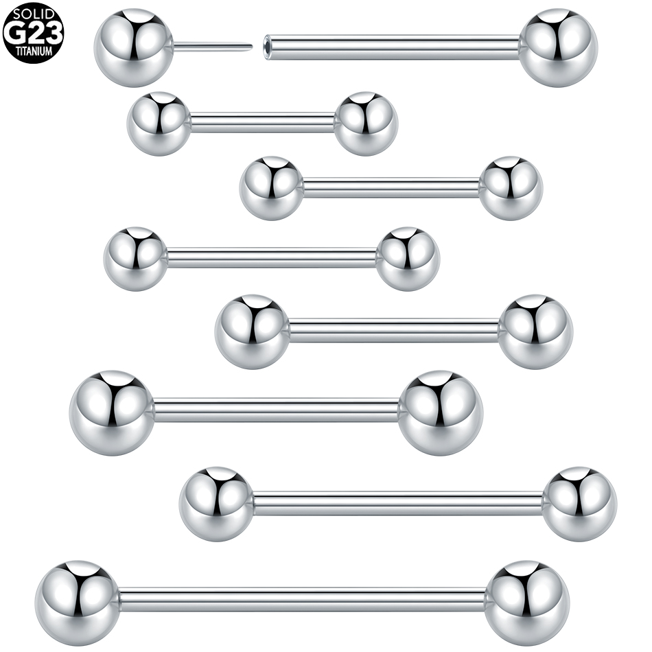 Body Jewelry Threadless - 5/10 pièces G23 titane sans fil