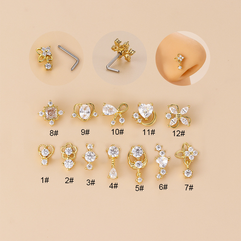 Body Jewelry Indian - 1PC 20G 316L chirurgical en acier