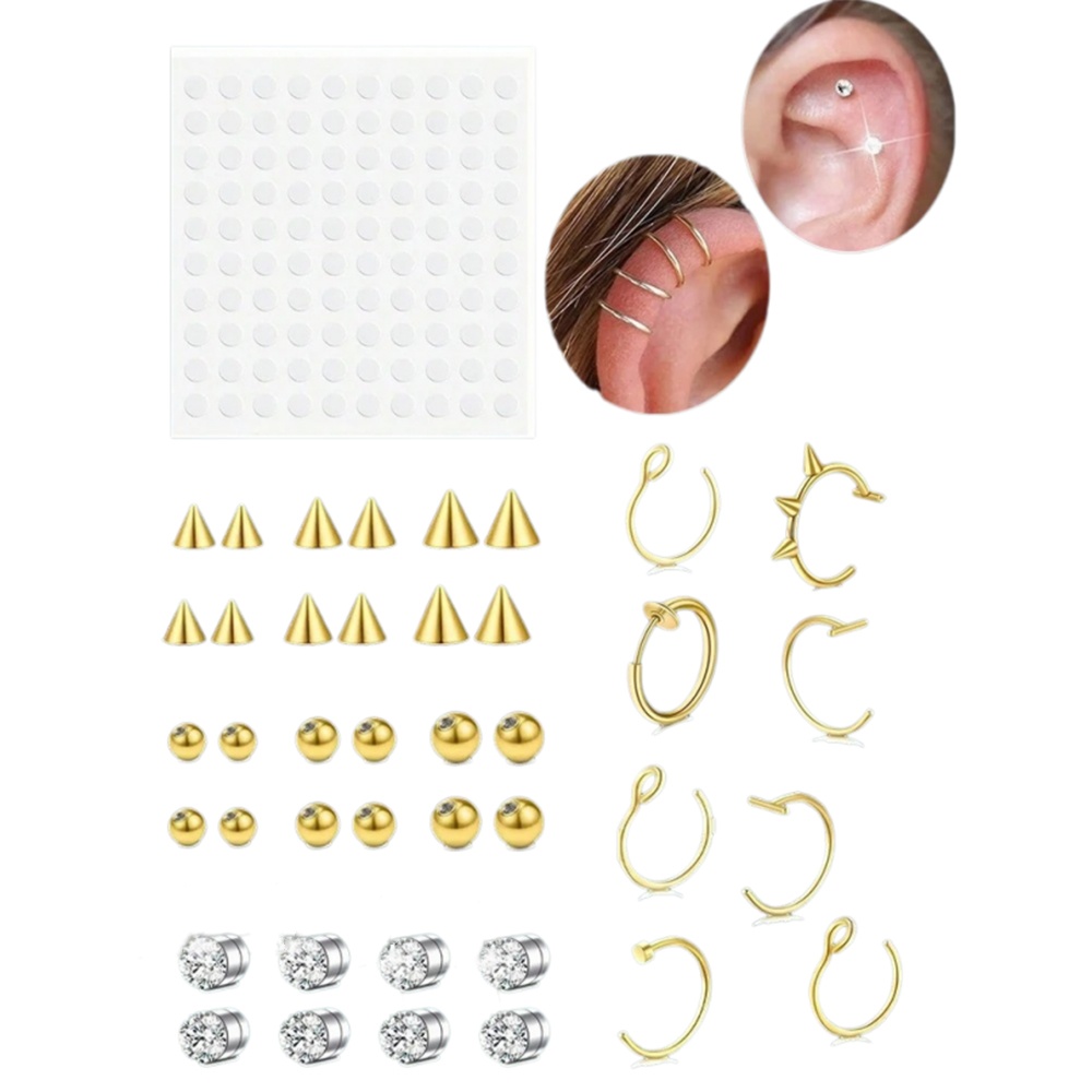 Body Jewelry And Piercing - Faux anneaux de nez et faux