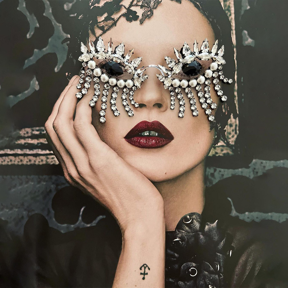 Body Jewelry Luxury - Stonefans-Monture de lunettes à pampilles pour