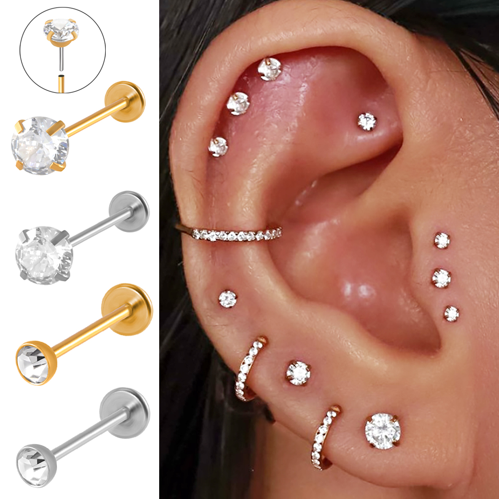 Body Jewelry Threadless - Piercing en Acier Sans Fil pour