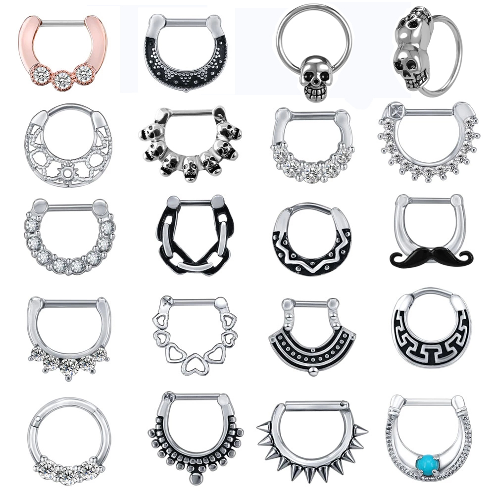 Body Jewelry Indian - ZS 16G acier chirurgical indien nez