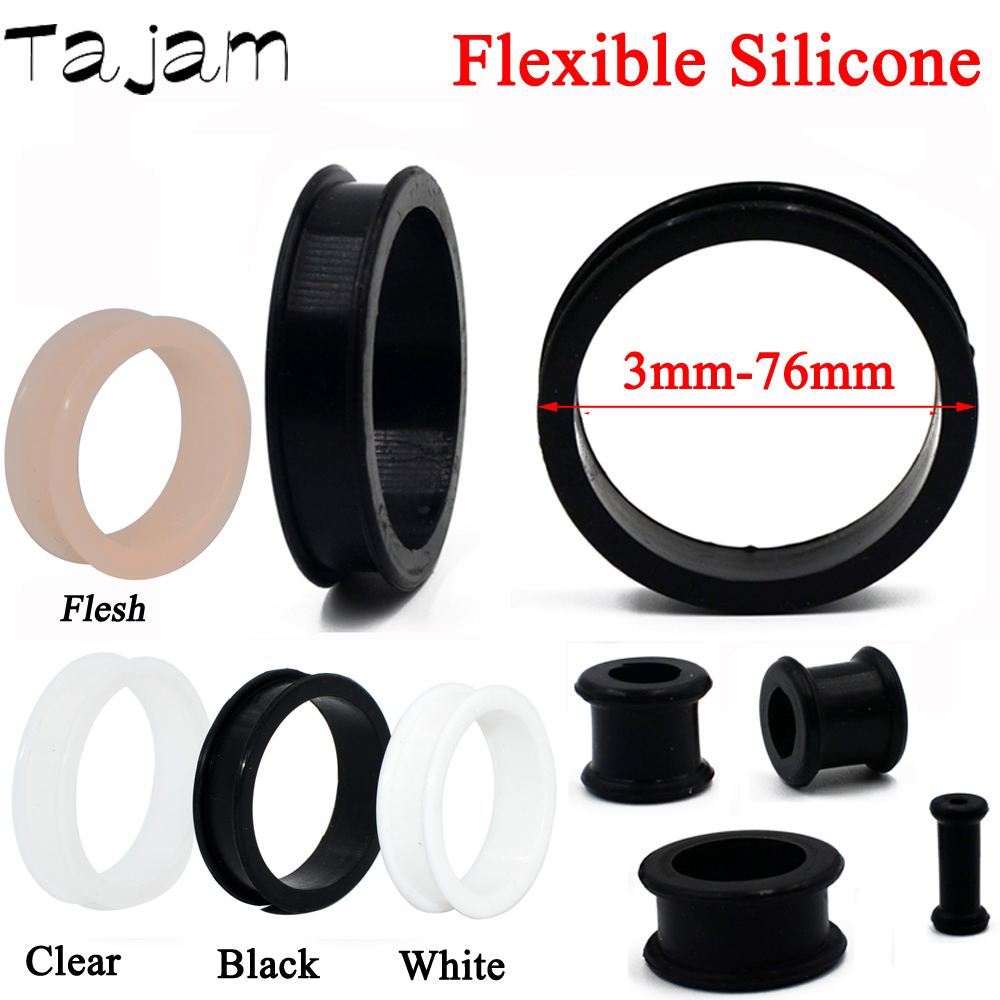 Body Jewelry Tunnels - 1 paire 3mm-76mm grande taille creux