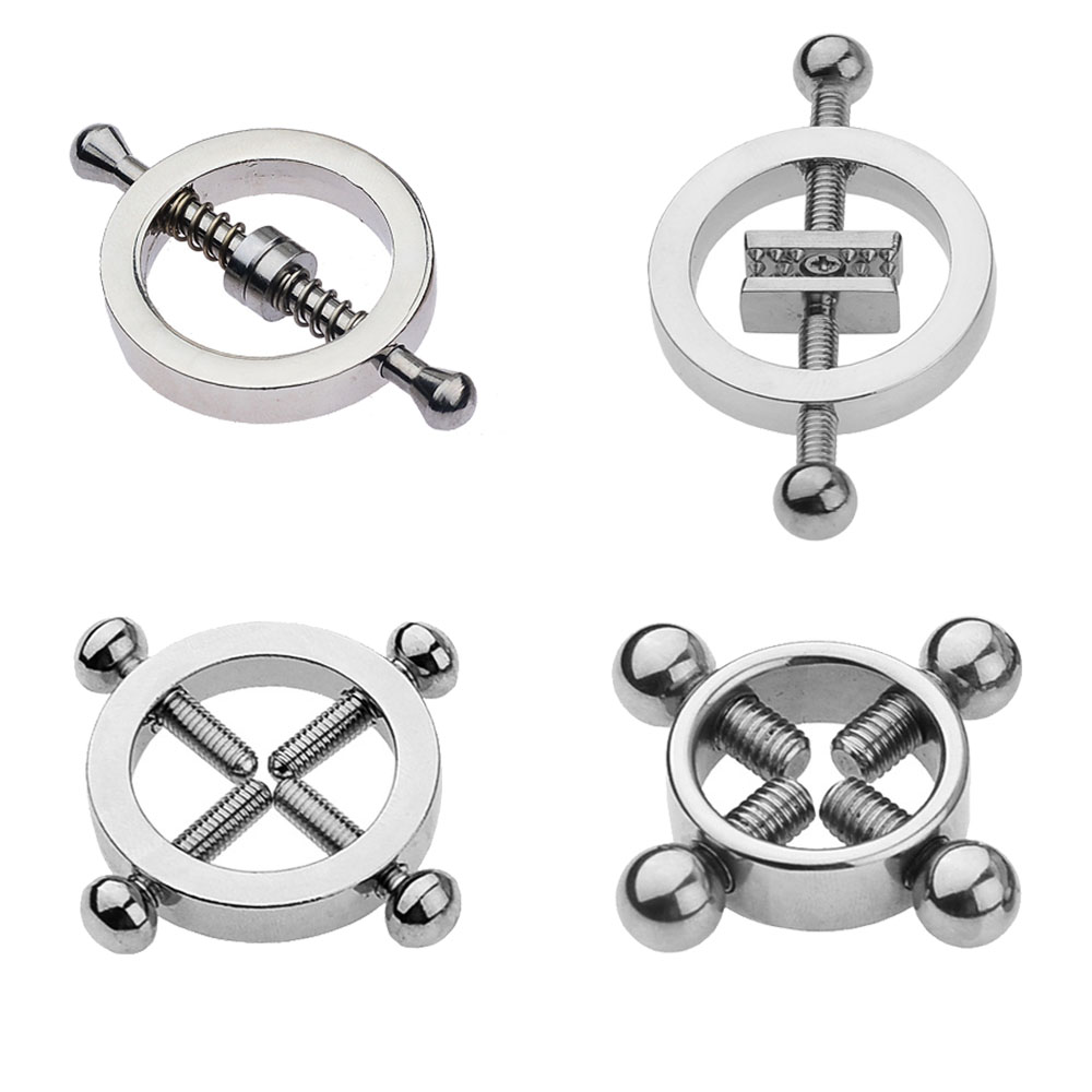 Body Jewelry Barbell - Anneaux de mamelon amusants en acier