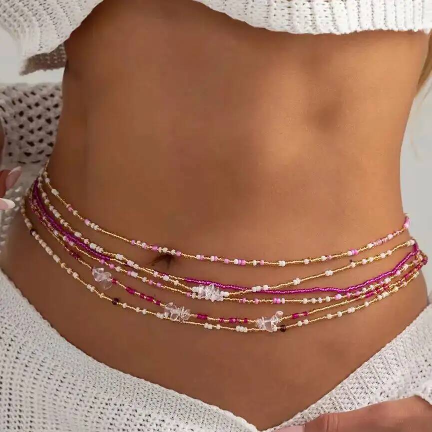 Body Jewelry For You - SHIXIN Lot de 6 chaînes de