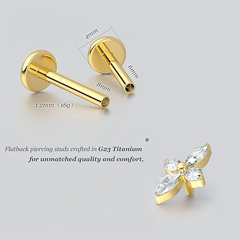 Boucles d'oreilles Cartilage e - Body Jewelry Threadless avis et prix