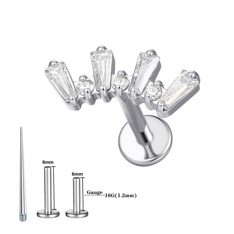 1 pièce Bijou de piercing héli - Body Jewelry Flat Back avis et prix