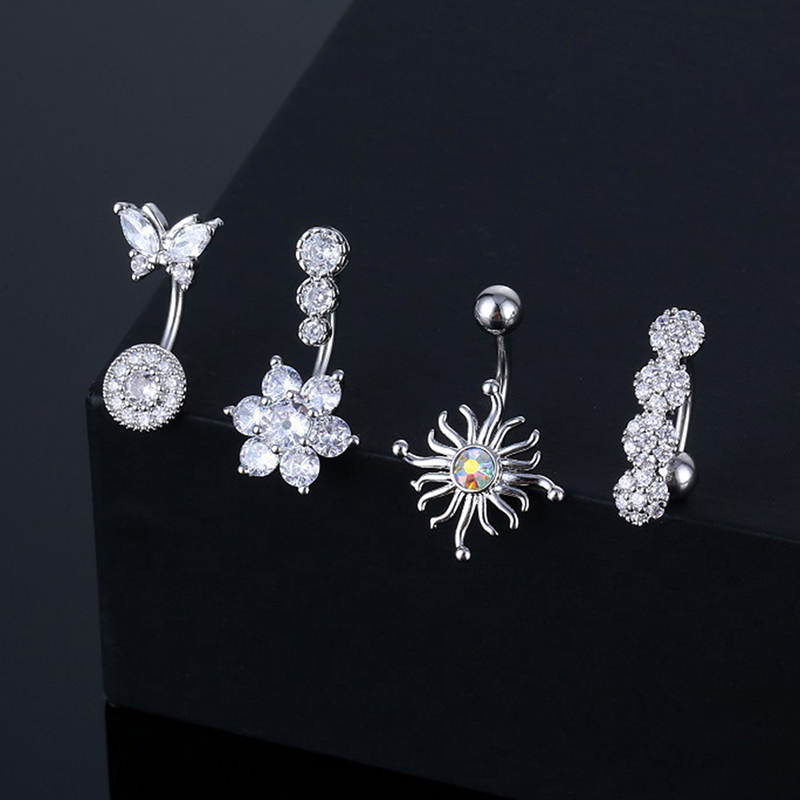 Anneau de nombril en cristal e - Body Jewelry Barbell avis et prix