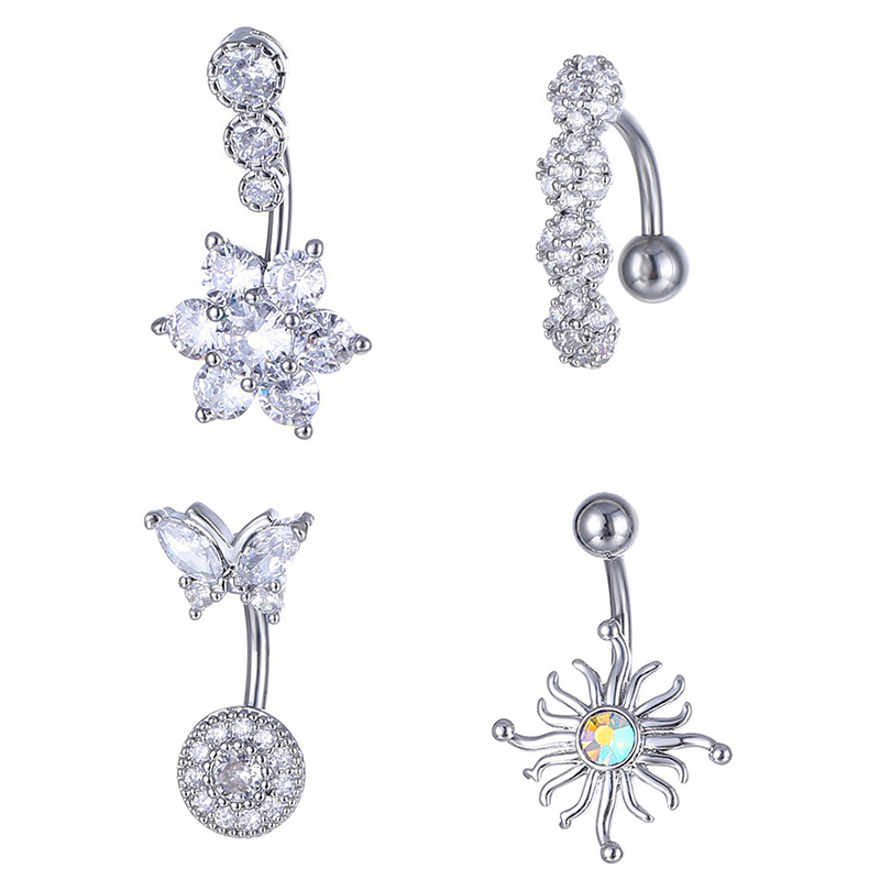 Anneau de nombril en cristal e - Body Jewelry Barbell avis et prix