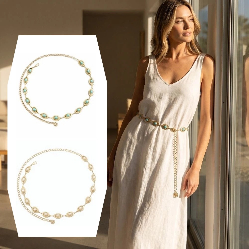 Ceinture de taille en chaîne m - Body Jewelry Luxury avis et prix