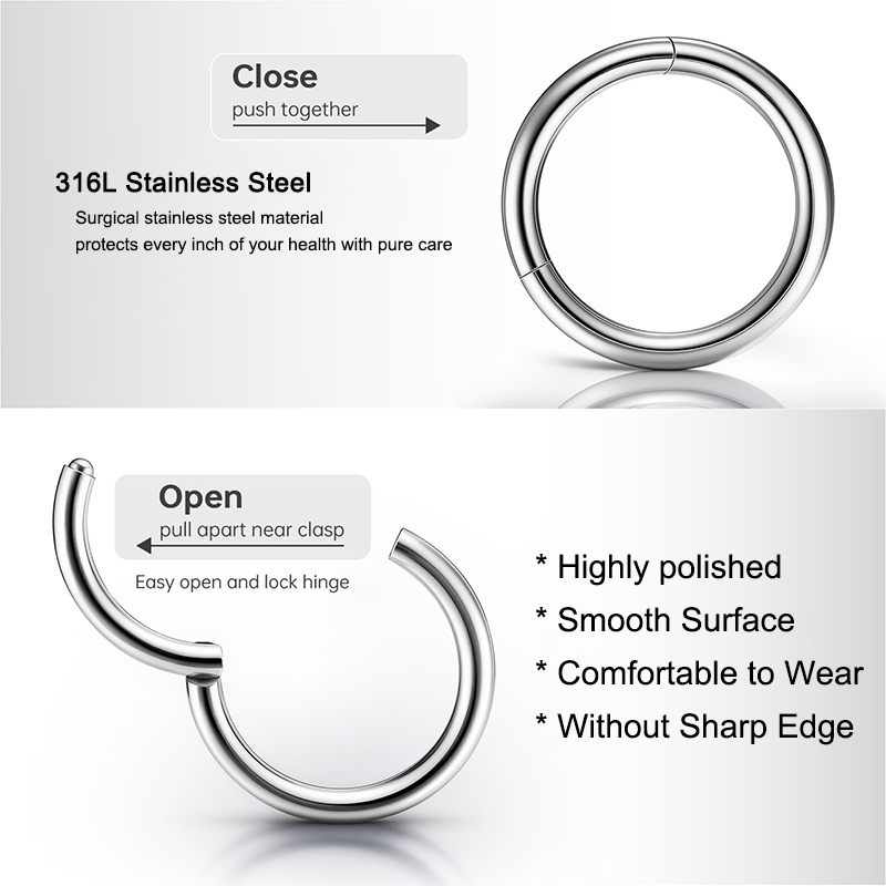Anneaux de piercing articulés  - Body Jewelry And Piercing avis et prix