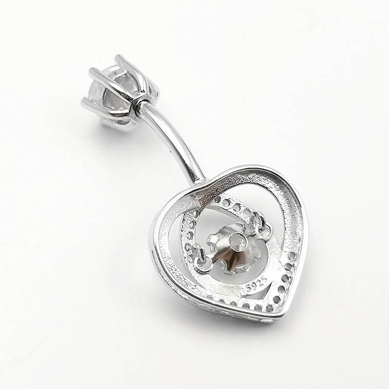 Anneau de nombril en argent St - Body Jewelry Materials avis et prix