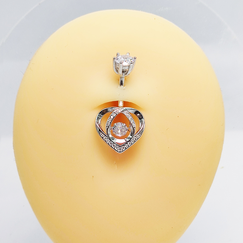 Anneau de nombril en argent St - Body Jewelry Materials avis et prix