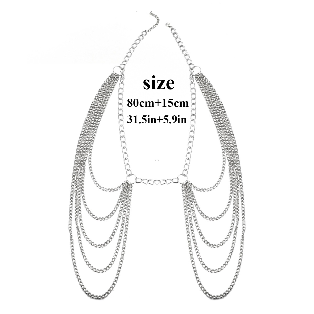 Chaîne de taille en métal, cei - Body Jewelry Dress avis et prix