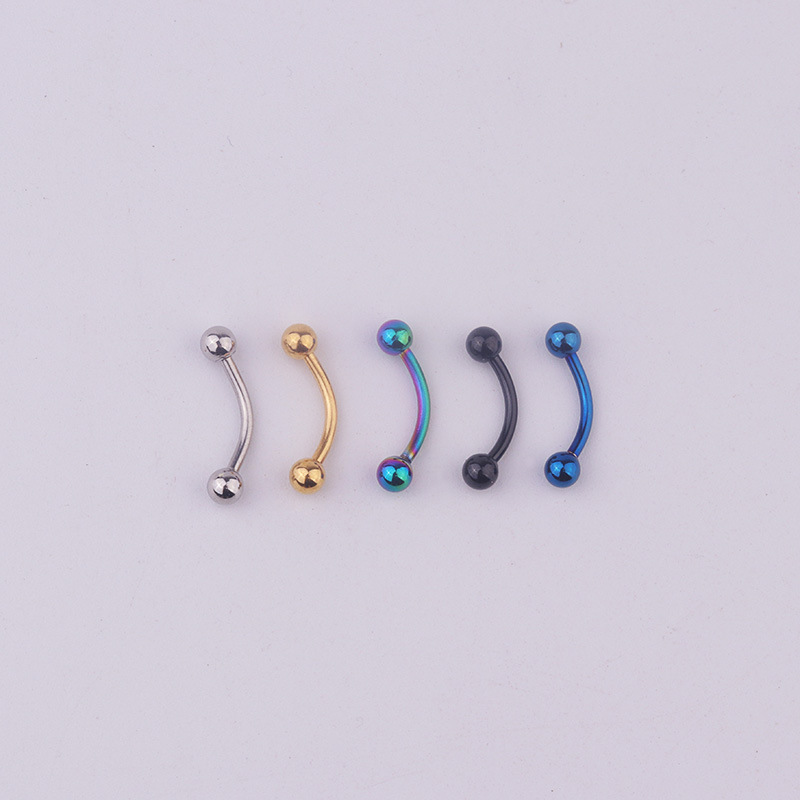 Lot de 5 barres courbées en ac - Body Jewelry Barbell avis et prix