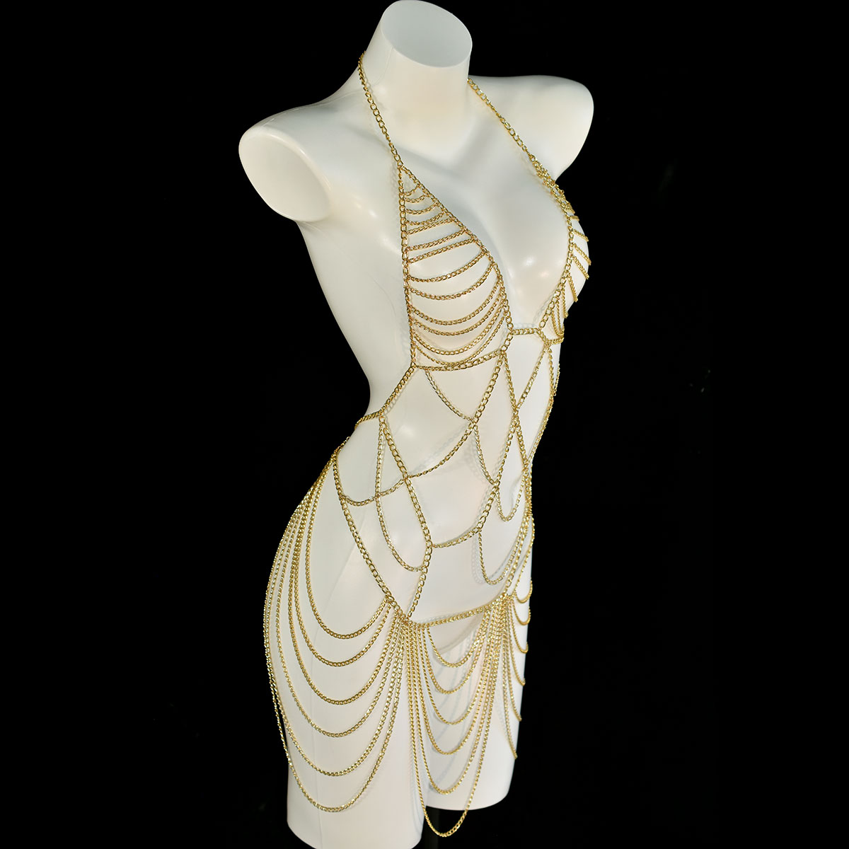 Robe longue luxueuse à franges - Body Jewelry Luxury avis et prix