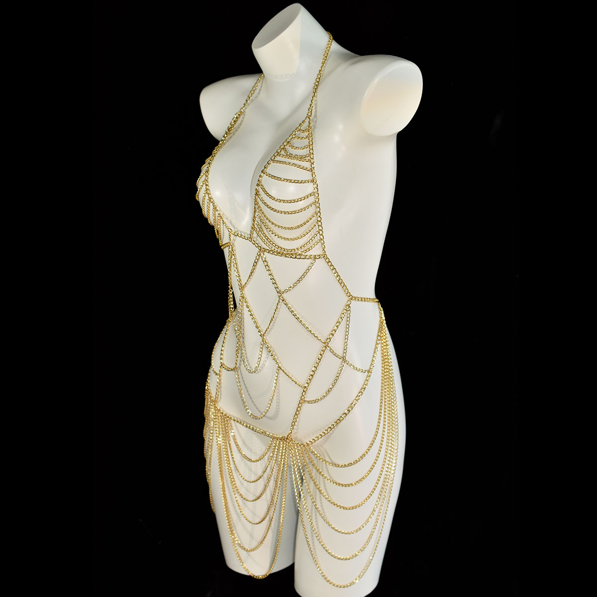 Robe longue luxueuse à franges - Body Jewelry Luxury avis et prix