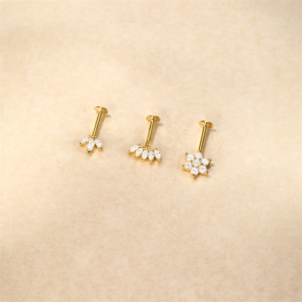 AIDE 925 boucles d'oreilles en - Body Jewelry Flat Back avis et prix