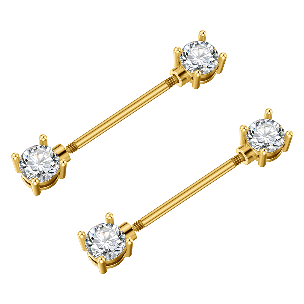 2 Pièces Piercings de téton en - Body Jewelry Barbell avis et prix