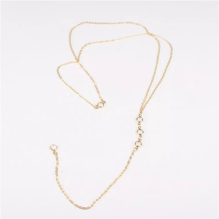 Collier chaîne arrière en stra - Body Jewelry For You avis et prix