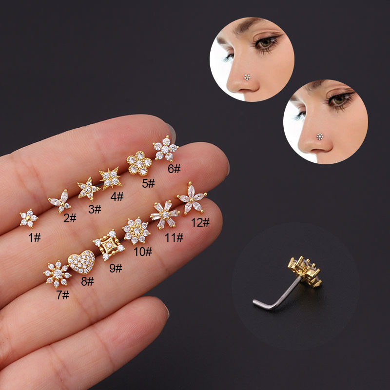 Piercing de nez en acier inoxy - Body Jewelry Indian avis et prix