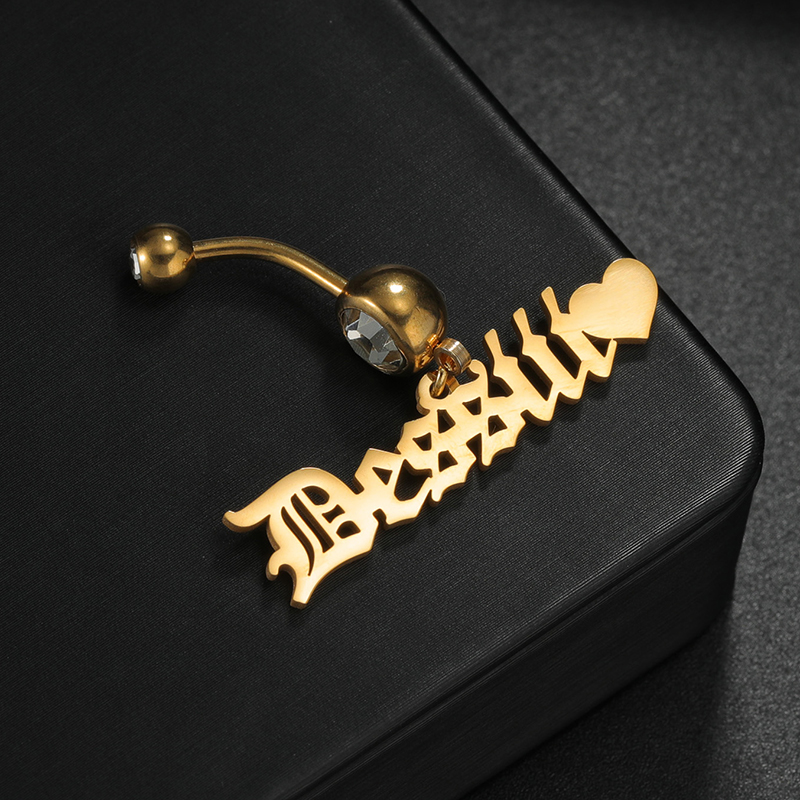 Letdiffery nom personnalisé no - Body Jewelry Names avis et prix