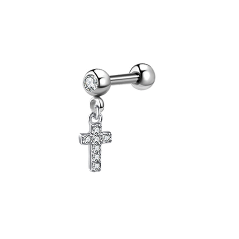 Boucle d'oreille lune Cartilag - Body Jewelry Barbell avis et prix