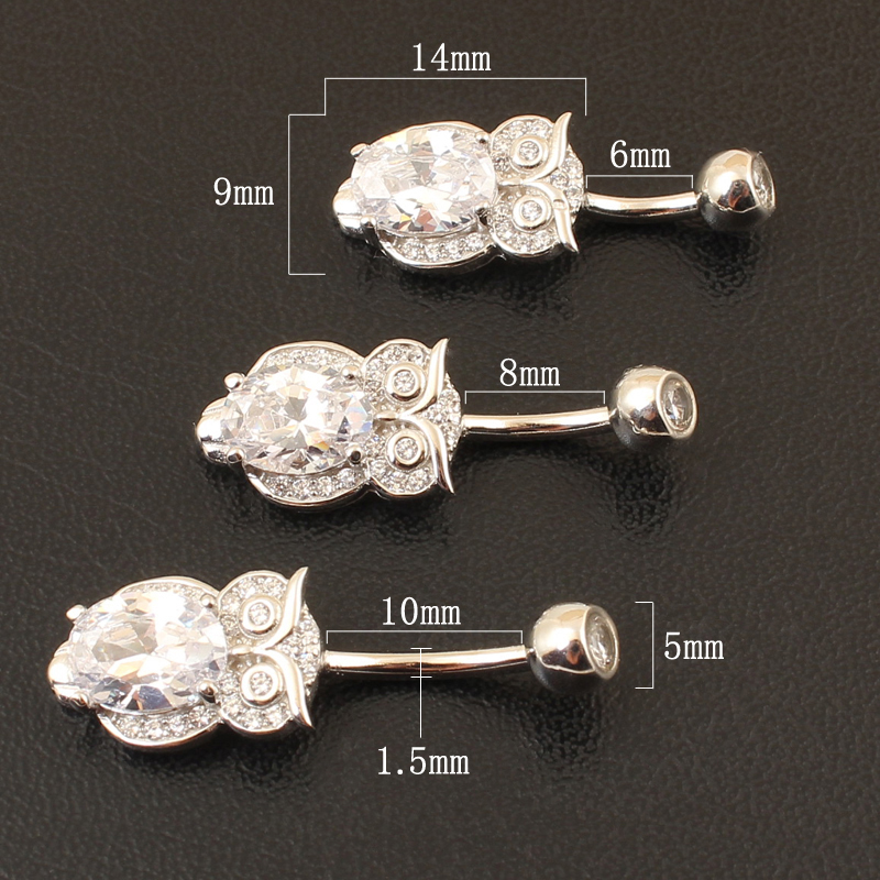 Anneau de nombril en argent re - Body Jewelry Materials avis et prix