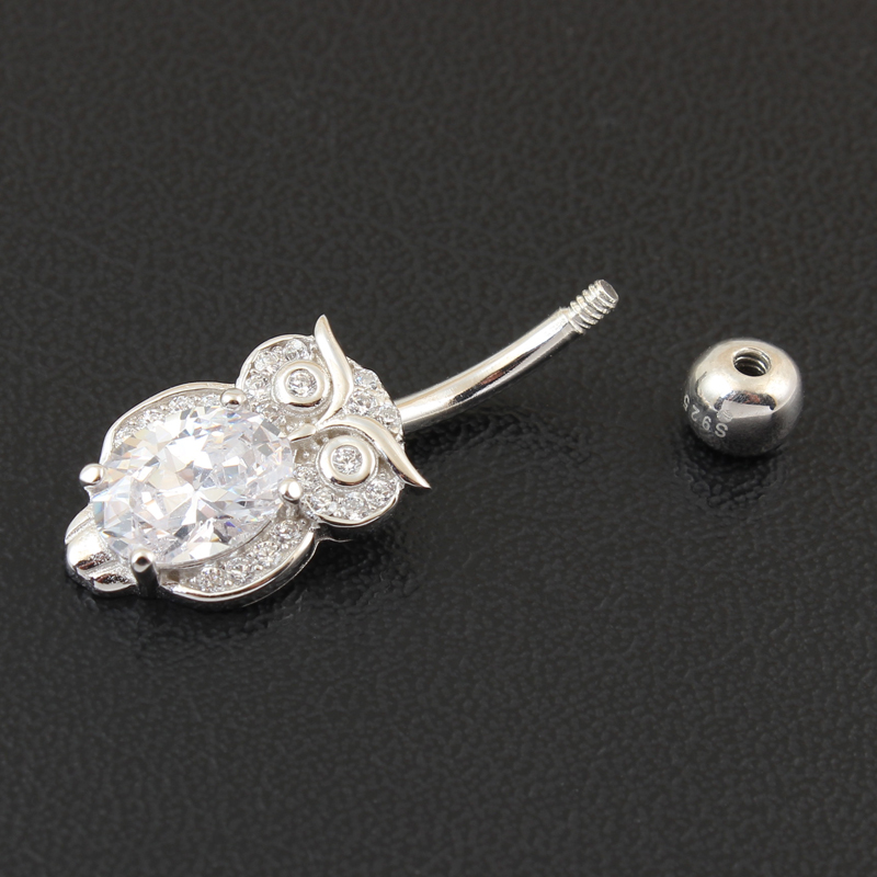 Anneau de nombril en argent re - Body Jewelry Materials avis et prix