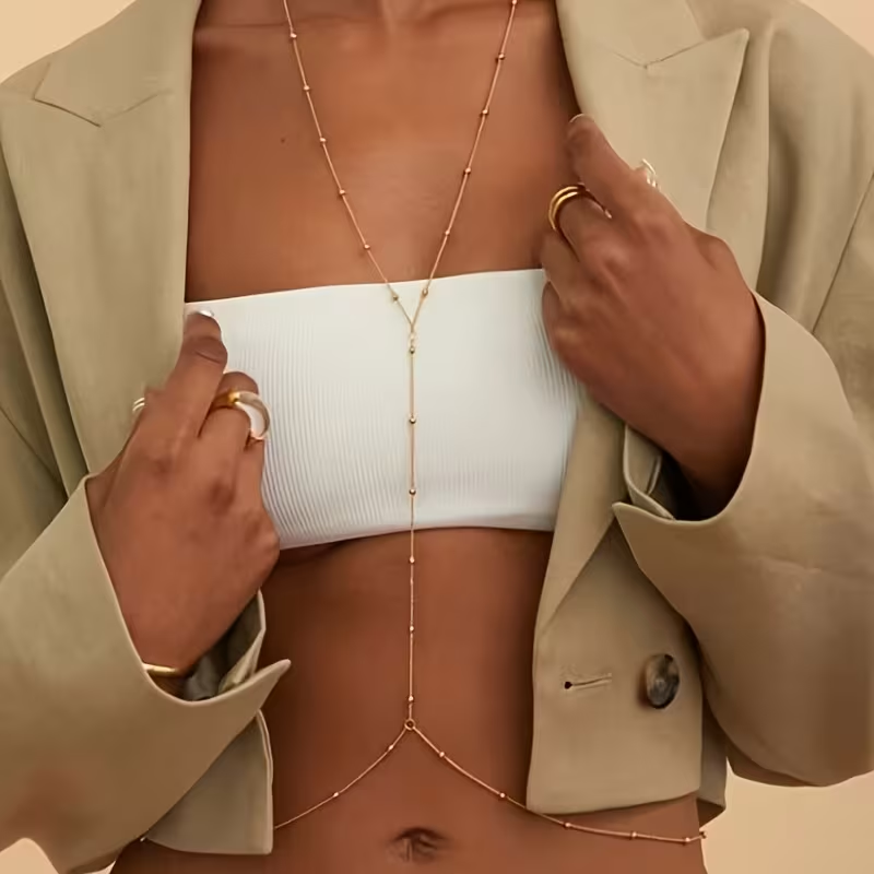 Chaîne de corps bohème simple  - Body Jewelry For You avis et prix