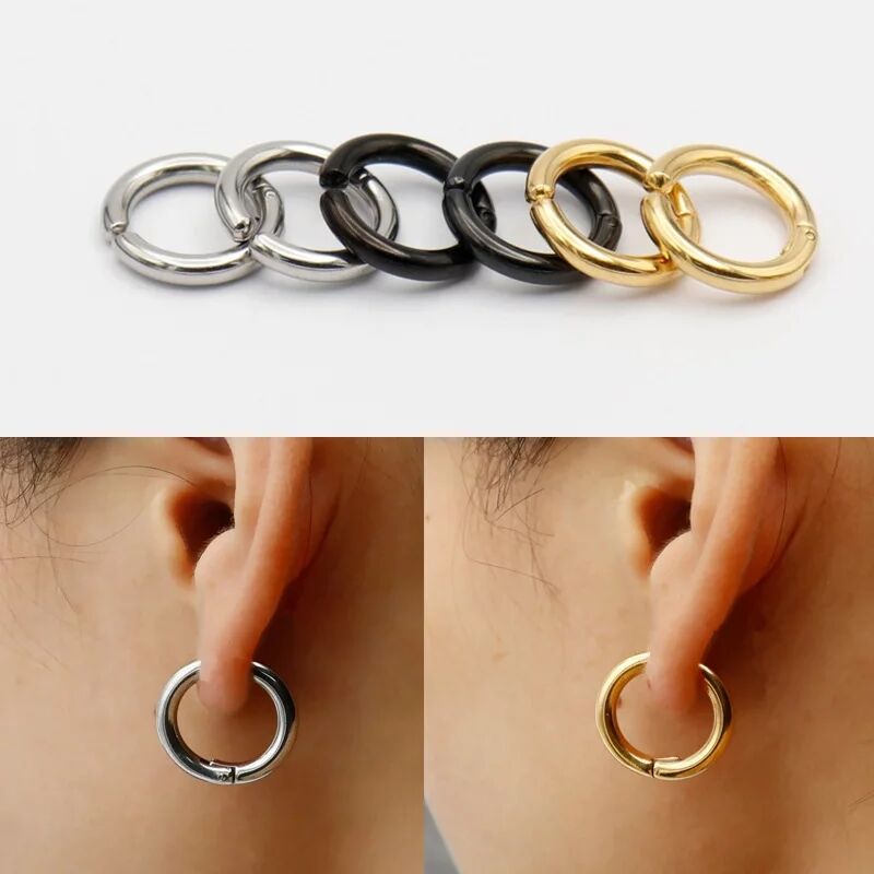 2/6 pièces fausses boucles d'o - Body Jewelry Tunnels avis et prix