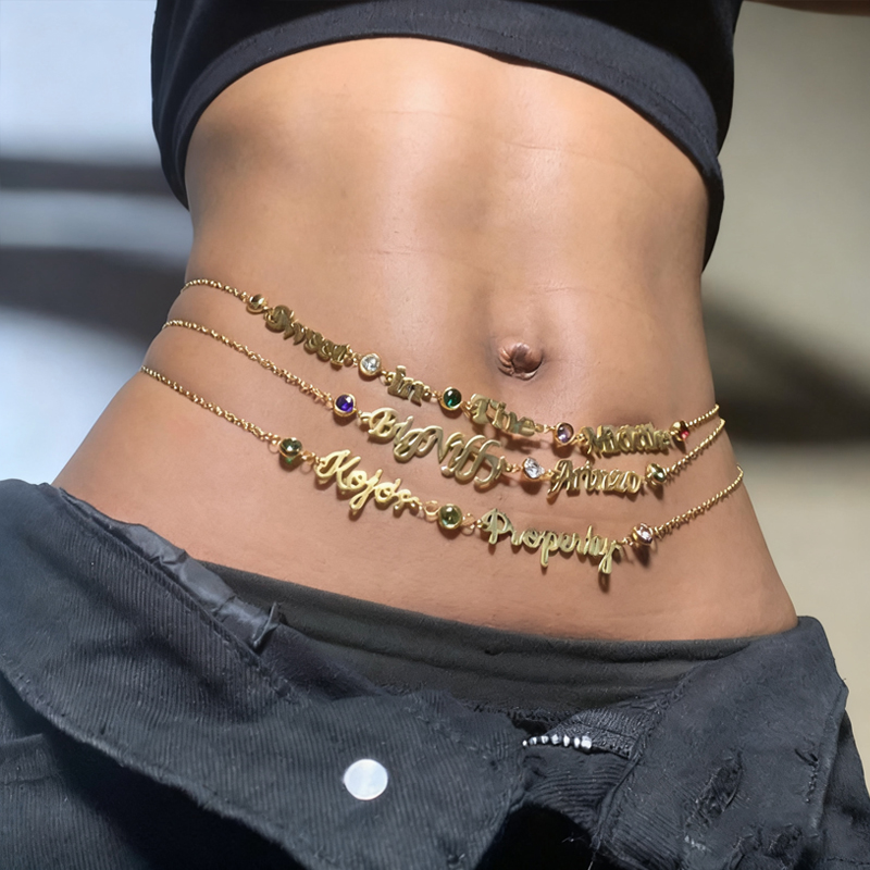 DUOYING – chaîne de ventre ave - Body Jewelry Names avis et prix
