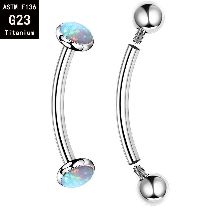 Kit de 5 barres courbées en ti - Body Jewelry Barbell avis et prix