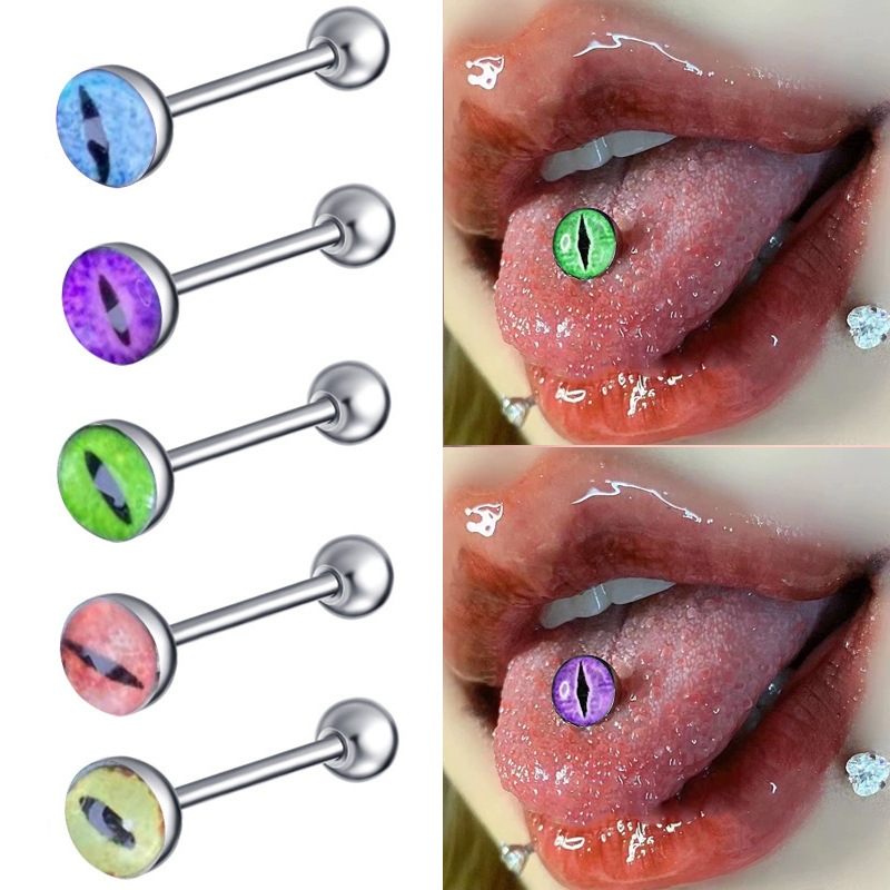 Anneau de langue 14G œil de dr - Body Jewelry Barbell avis et prix