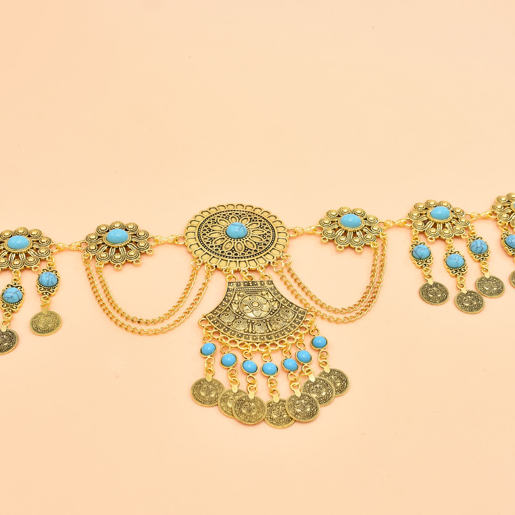 Pièces de monnaie carrées géom - Body Jewelry Indian avis et prix
