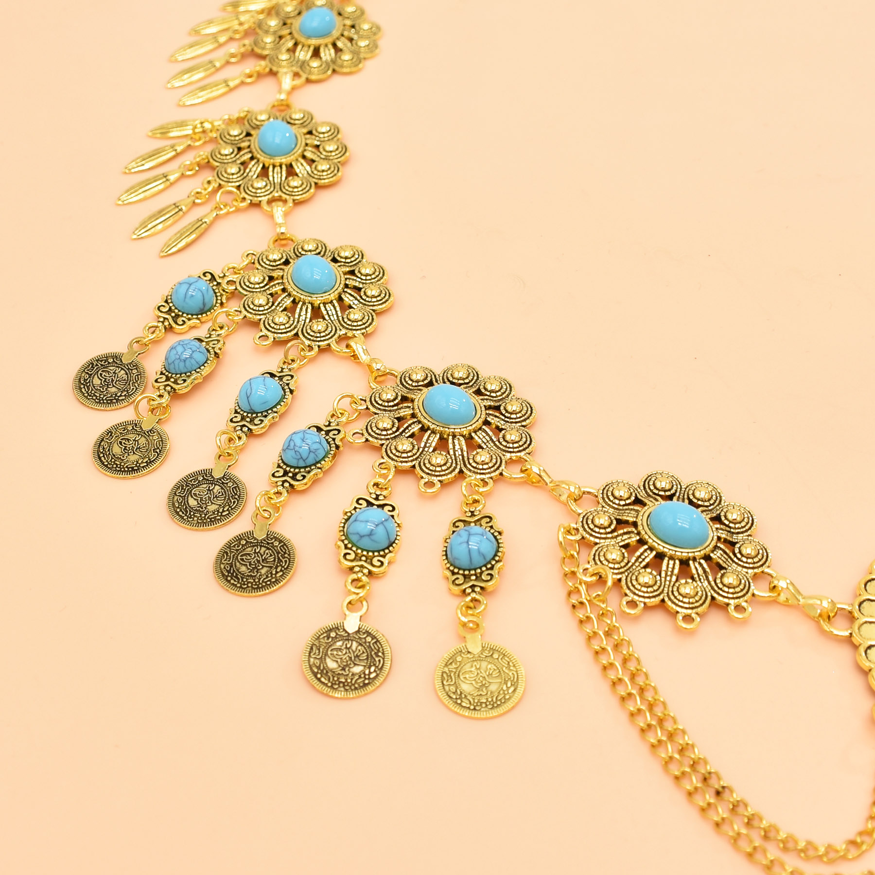 Pièces de monnaie carrées géom - Body Jewelry Indian avis et prix