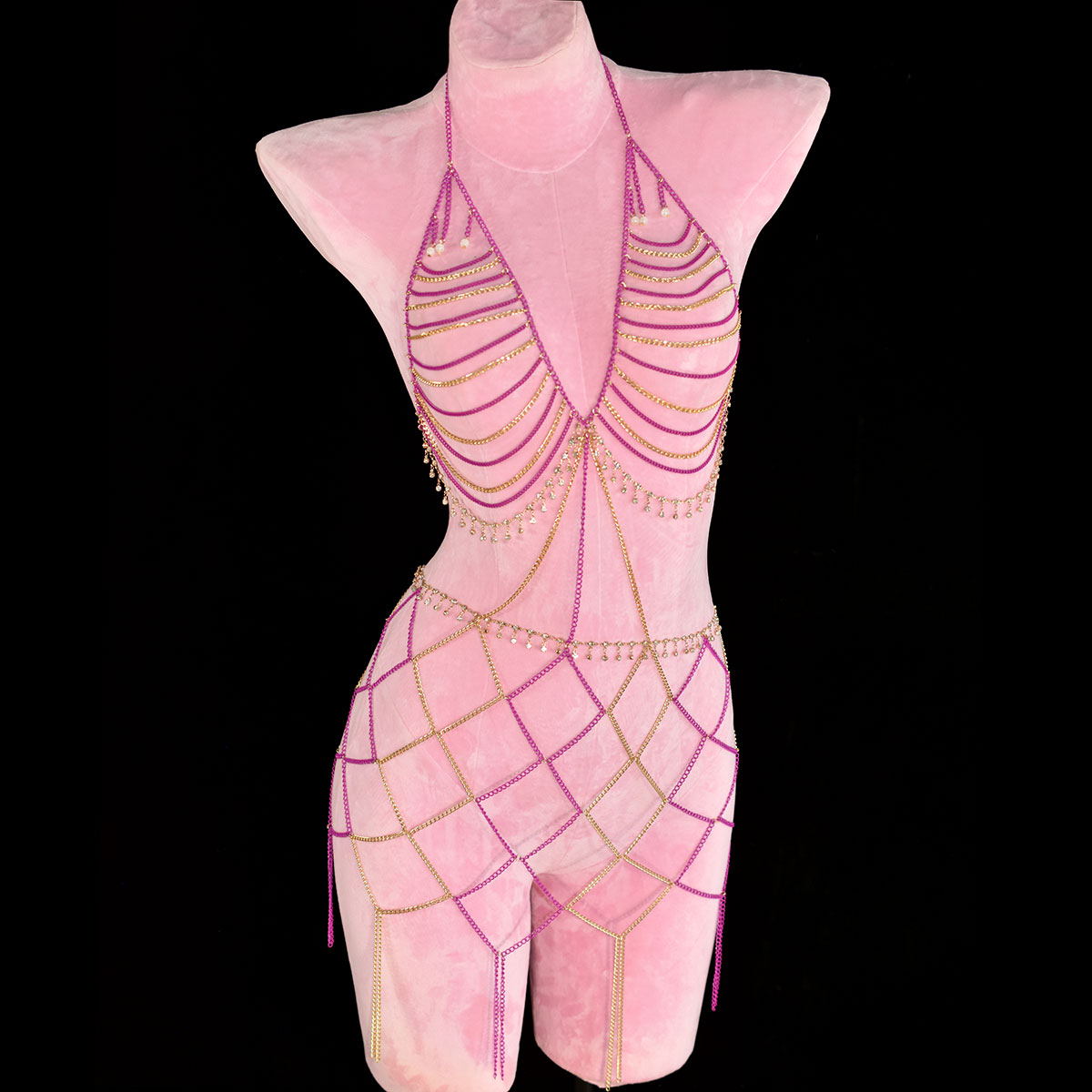 Haut tendance + robe à la tail - Body Jewelry Dress avis et prix